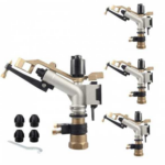 Canon d'irrigation (4 Unités) 1'' à portée réglable avec 4 buses et 1 clé de réglage