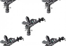 Canon d'irrigation réglable 1 1.2''. Modèle pour longues portées, pack de 5 unités