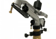 Canon d'irrigation 1 1/4'', pistolet à pluie rayon d'arrosage 16 à 29 mètres