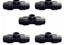 Té fileté Femelle PE 32 mm x 1 (Pack 5 Unités)